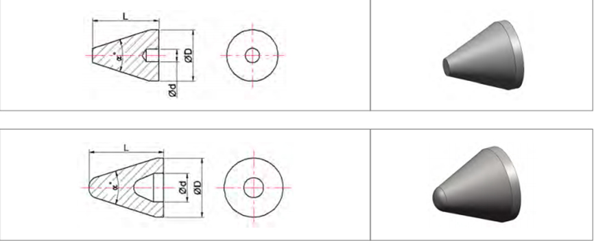Technical Drawing of Flow Control Points & Shell Points