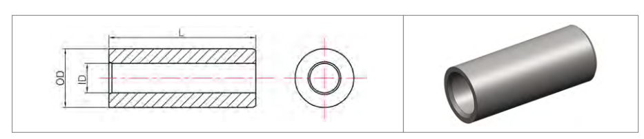 Technical Drawing of Choke Bean