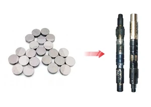 carbide round insert for rtts packer