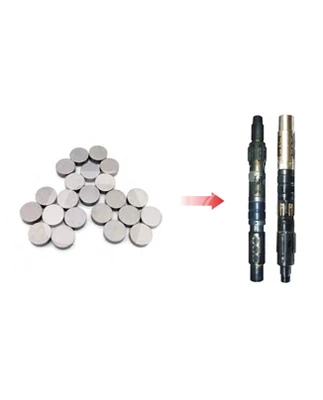 用于RTTS封隔器的硬质合金圆形刀片